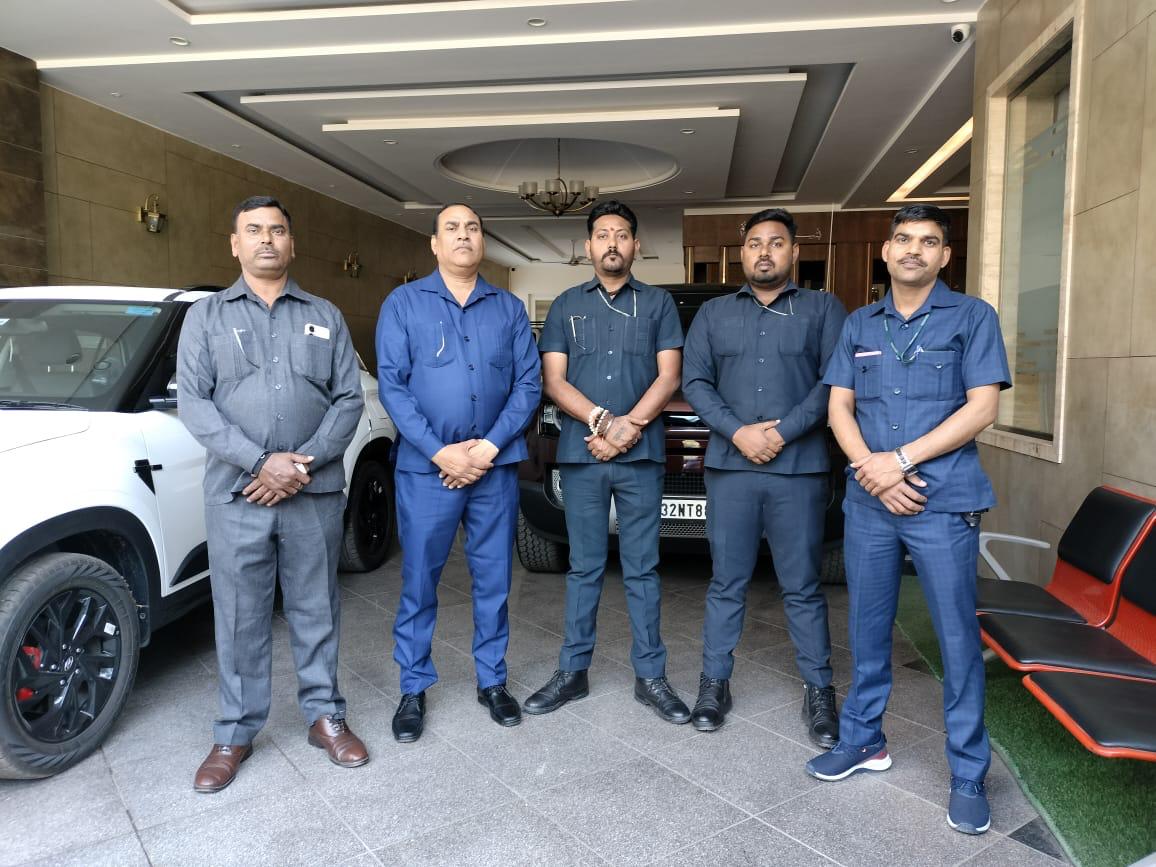 SBS security guard on duty at a residential property